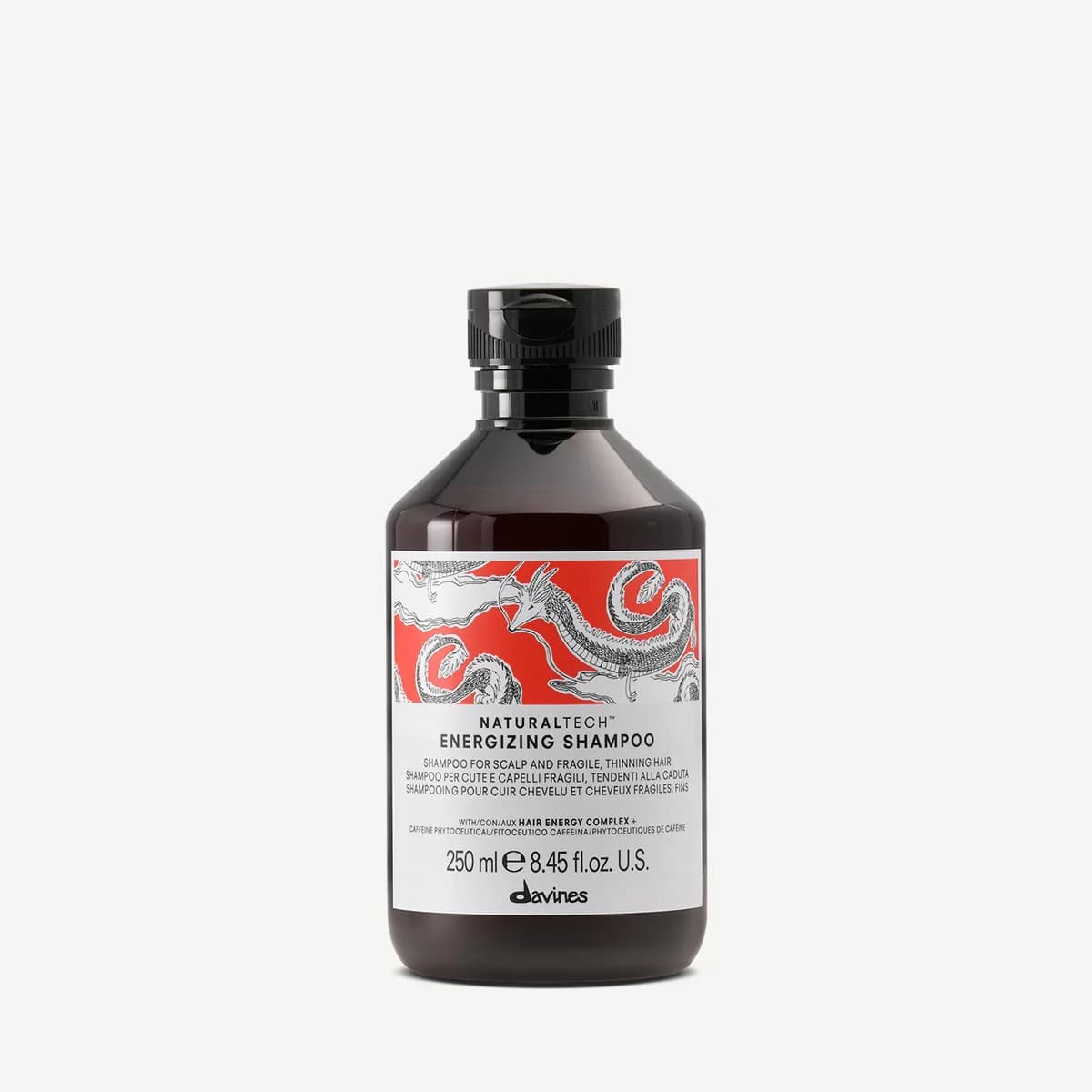 Davines Naturaltech Energizing Shampoo 250ml – scalp and thinning hair care available at Michael Todd Hairdressing in East Grinstead.